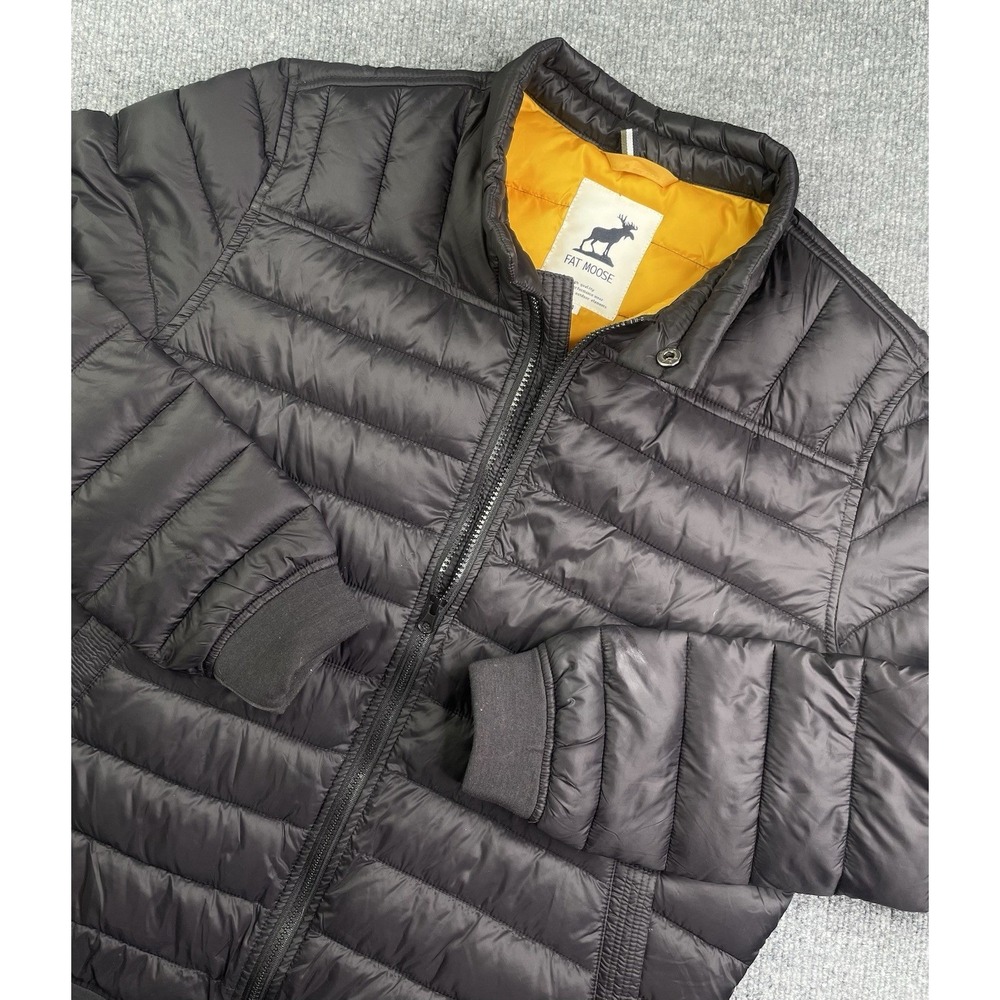 Fat Moose Jacket Men's M Nordic Performance Charcoal Puffer